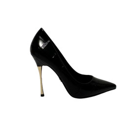 Scarpe donna décolleté Gold&gold tc 100 ecopelle cocco nero D27GG07 GD846-2
