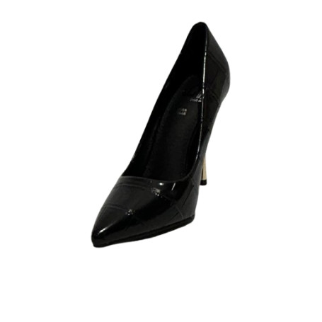 Scarpe donna décolleté Gold&gold tc 100 ecopelle cocco nero D27GG07 GD846-2