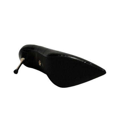 Scarpe donna décolleté Gold&gold tc 100 ecopelle cocco nero D27GG07 GD846-2