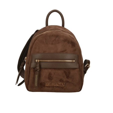 Borsa donna Love Moschino zaino velour marrone B27MO31 JC4093PP1PLD130A