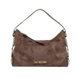 Borsa donna a mano/ spalla Love Moschino velour marrone B27MO53 JC4090PP1PLD130A