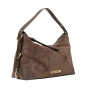 Borsa donna a mano/ spalla Love Moschino velour marrone B27MO53 JC4090PP1PLD130A