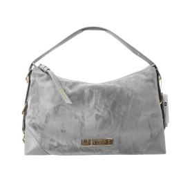 Borsa donna a mano/ spalla Love Moschino velour grigio B27MO55 JC4090PP1PLD101A