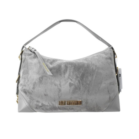Borsa donna a mano/ spalla Love Moschino velour grigio B27MO55 JC4090PP1PLD101A
