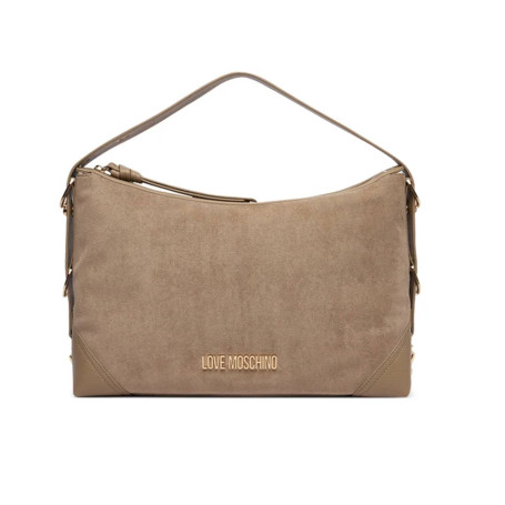 Borsa donna a mano/ spalla Love Moschino velour sabbia B27MO56 JC4090PP1PLD110A