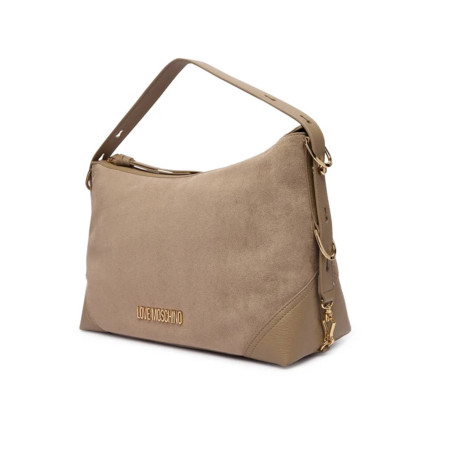Borsa donna a mano/ spalla Love Moschino velour sabbia B27MO56 JC4090PP1PLD110A