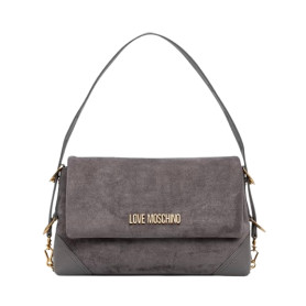 Borsa donna a mano/ spalla Love Moschino velour grigio B27MO58 JC4092PP1PLD101A