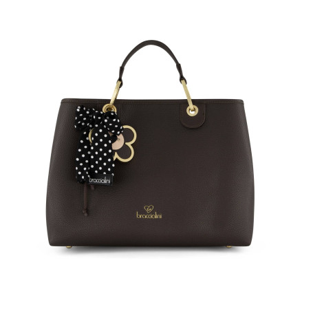 Borsa a mano con tracolla Braccialini Beth marrone B27BR04 B19220
