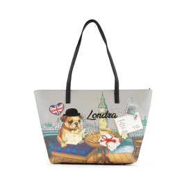 Borsa a spalla Braccialini Cartoline Londra B27BR09 B19164