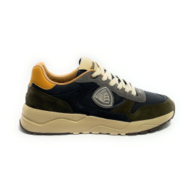 Sneaker uomo Blauer Ozark01 military/ navy U27BU04 F6OZARK01/NUS