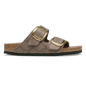 Sandalo donna Birkenstock Arizona Big Buckle python gray taupe D27BI01 1032891