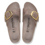 Sandalo donna Birkenstock Madrid Big Buckle animalier gray buckle D27BI03 1032935
