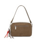 Borsa donna a mano/ tracolla Sun 68 camera bag velvet corduroy beige scuro B27SU07 Y46218