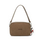 Borsa donna a mano/ tracolla Sun 68 camera bag velvet corduroy beige scuro B27SU07 Y46218