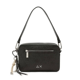 Borsa donna a mano/ tracolla Sun 68 camera bag glitter nero B27SU13 Y46231