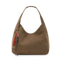 Borsa donna Sun 68 Hobo bag corduroy beige scuro B27SU20 Y46219