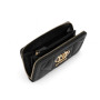 Portafoglio donna Love Moschino zip around trapuntata nero A27MO01 JC5644PP1PLC0000