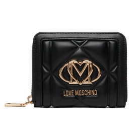 Portafoglio donna Love Moschino zip around nero A27MO03 JC5641PP1PLC0000
