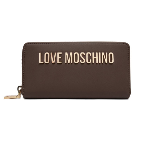 Portafoglio donna Love Moschino zip around marrone A27MO06 JC5611PP1PKD0300