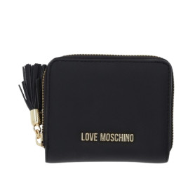 Portafoglio donna Love Moschino con zip nero A27MO11 JC5689PP1PKD0000