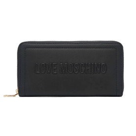 Portafoglio donna Love Moschino zip around nero A27MO13 JC5500PP1PLE0000