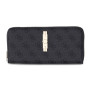 Portafoglio donna Guess zip around Yvonne SLG coal logo A27GU38 SG2378146