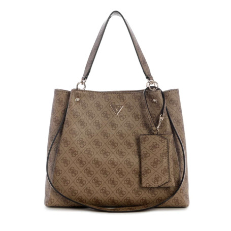 Borsa donna Guess a mano/spalla Lorella latte logo B27GU152 SG248423