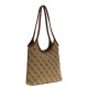 Borsa Guess a mano/tracolla Samantha mini latte logo brown B27GU162 JG231375