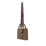 Borsa donna Guess a mano/tracolla Noelle II latte logo/ brown B27GU164 BG967205