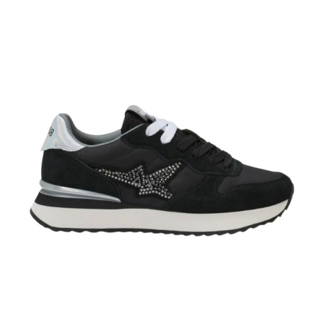 Sneaker donna Sun68 Stargirl strass logo 11 nero D27SU13 Z46223