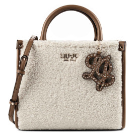 Borsa donna Liu-jo S Tote Ridhi cream B27LJ55 AF6192 E1163 X0459