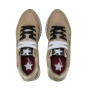 Sneaker donna Sun68 Stargirl strass logo 77 beige scuro D27SU14 Z46223