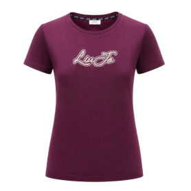 T-shirt donna Liu Jo red aubergine E27LJ26 TF6283 JS923 L9305