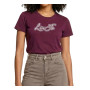 T-shirt donna Liu Jo red aubergine E27LJ26 TF6283 JS923 L9305