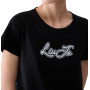 T-shirt donna Liu Jo nero E27LJ27 TF6283 JS923 W9415