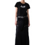 T-shirt donna Liu Jo nero E27LJ27 TF6283 JS923 W9415