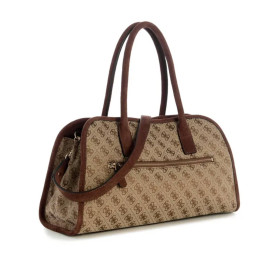 Borsa donna Guess Samantha girlfriend satchel latte/ logo brown B27GU167 JG231306