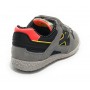 Scarpe bambino Munich sneaker con strap Mini Goal in suede/ tessuto grigio Z22MU07 1533