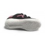 Scarpe bambino Munich sneaker con strap Mini Goal in suede nero/ tessuto Z21MU09