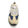 Scarpe donna Ambitious 12127W sneaker running in suede/ nylon bianco/ blu DS22AM05