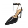 Scarpe donna décolleté Fracomina in pelle nero TC 100 DS23FR07 F723SS2002L4051