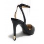 Scarpe donna décolleté Fracomina in pelle nero TC 100 DS23FR07 F723SS2002L4051