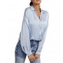 Camicia donna Guess Nada Shirt light blu ES22GU01 W1YH90WES0