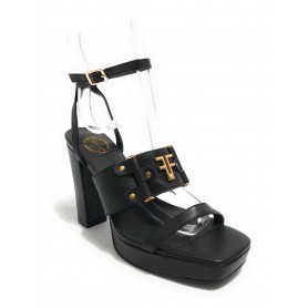 Scarpe donna décolleté Fracomina in pelle nero TC 11 DS23FR12 F723SS4003L40101-053