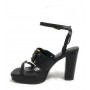 Scarpe donna décolleté Fracomina in pelle nero TC 11 DS23FR12 F723SS4003L40101-053