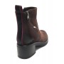 Scarpe donna ankle boot modello walker Gold&Gold tc 50 in ecopelle scamosciato marrone D20GG52