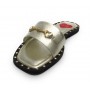 Scarpe donna Love Moschino sabot in pelle gold DS22MO13 JA28151C1EIF0900